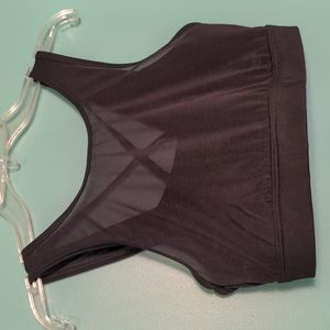 Aerie Offline High Neck Mesh Sports Bra